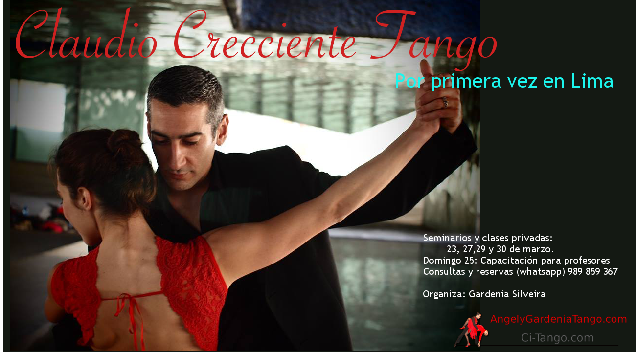 Seminarios de Tango con Claudio Crecciente