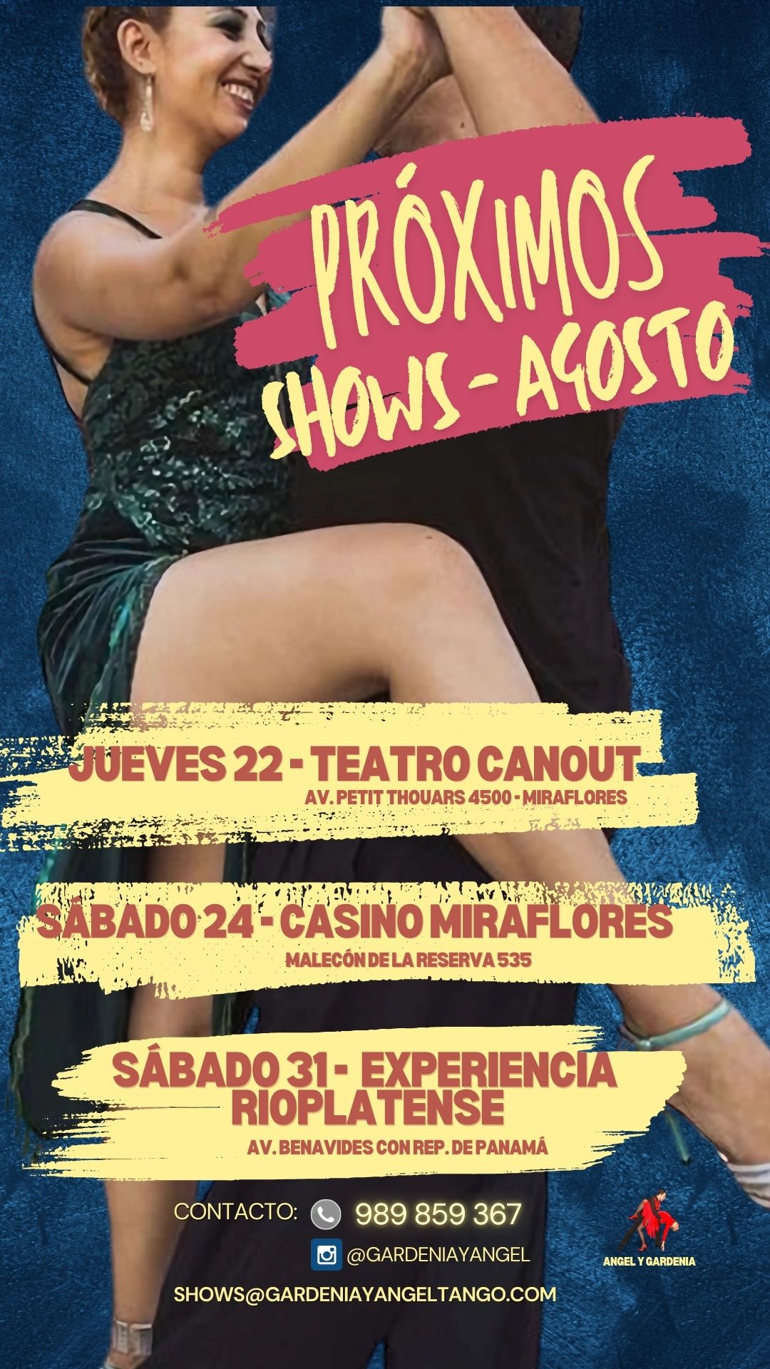 Agosto es el mes del Tango en Lima